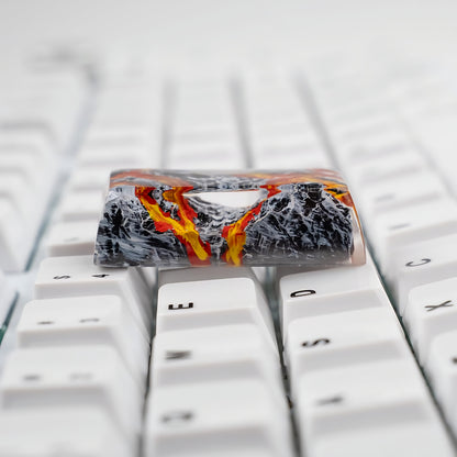 Spring Autumn Sakura Torii Volcano Premium Shinethrough 2.25u Resin Shift Enter Artisan