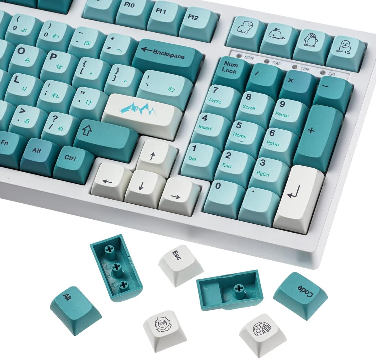 Iceberg Sub Legends Xda Pbt Keycaps