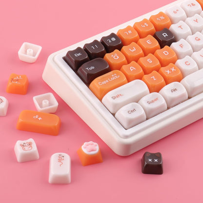 XVX House Calico Cat Themed MAO Profile Keycaps