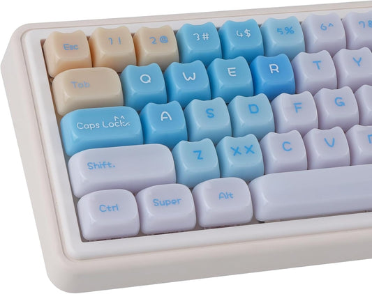 Jade Sea Salt Cat Keycaps