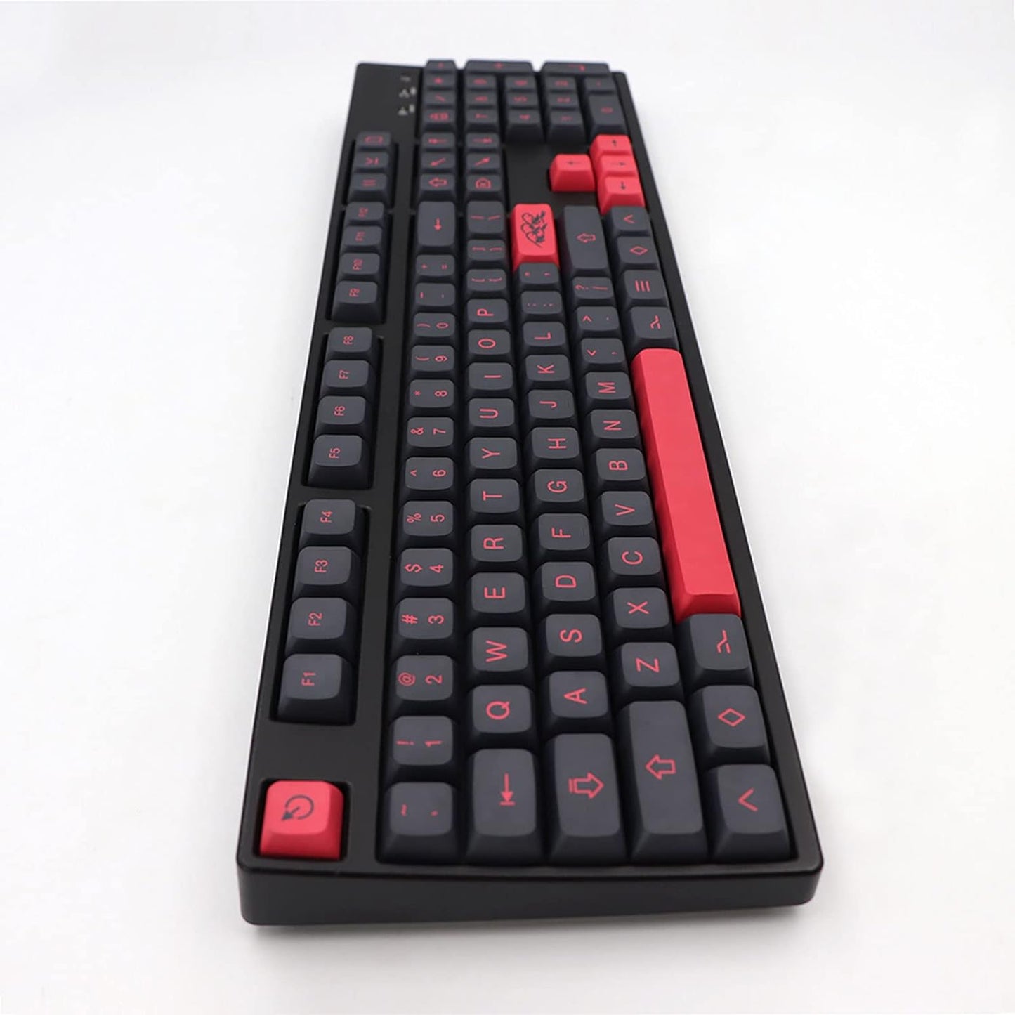 Mizu Red Black XDA PBT Keycaps