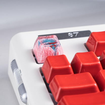 Sakura Snow Spring Torii Gate Resin Artisan 1u Keycap