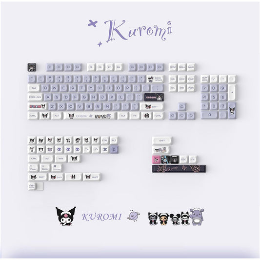 Kuromi Cat Moa PBT Keycaps