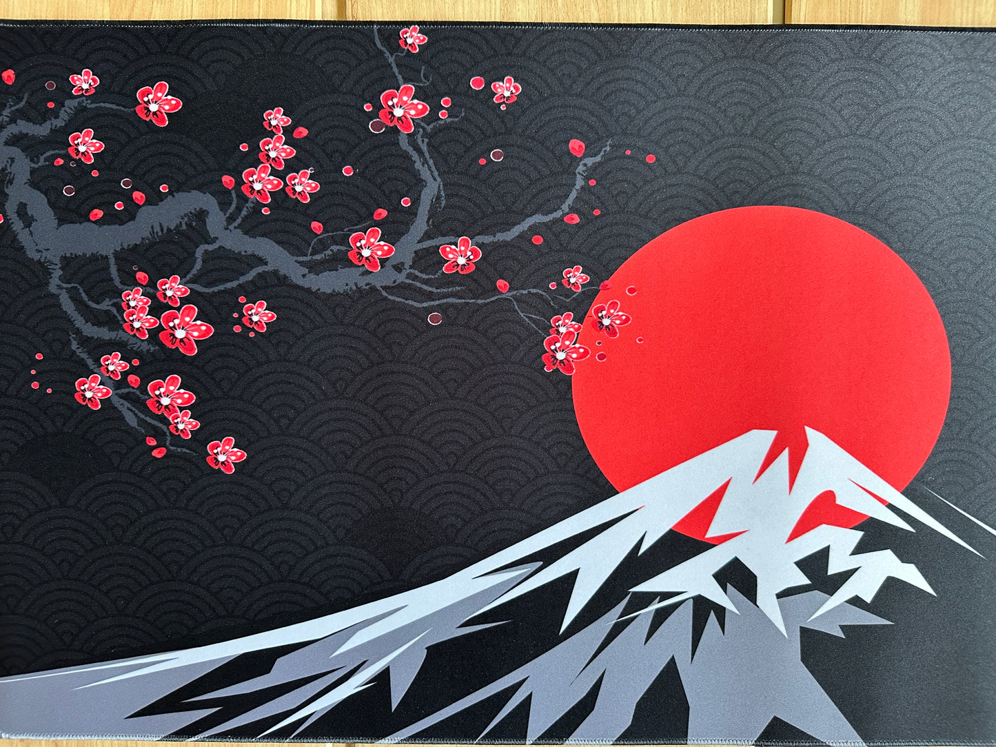 Night Fuji Mountain Super Smooth Speed Surface 900*400*4mm Deskmat