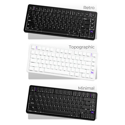 XVX Premium IMD Air Low-Profile Shine-Through 80-Key PBT Keycap Set