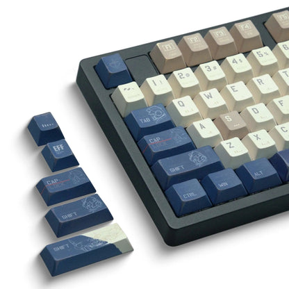 Gundam 08MS Mecha Cherry PBT Keycaps