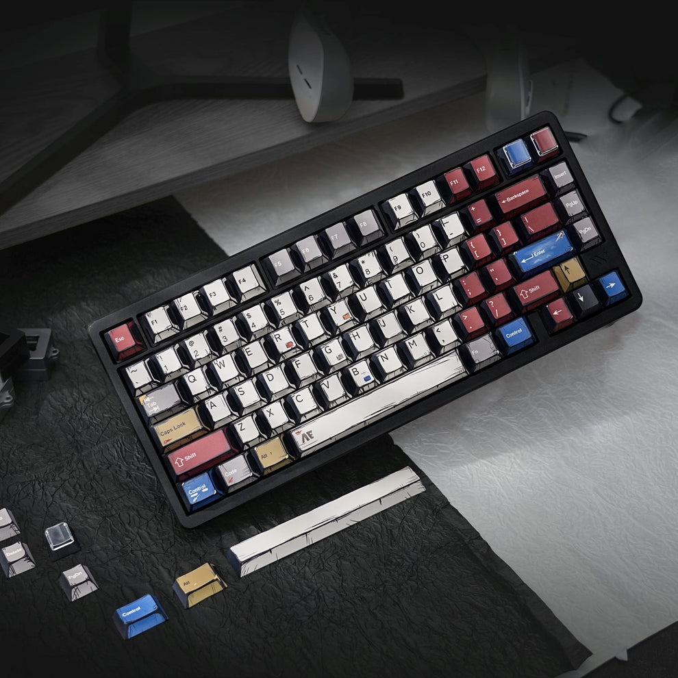 COMICS Style Manga V3 Cherry PBT Keycaps – CuriosityCaps