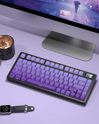 Womier Royal Violet Skyline Low Profile Keycaps