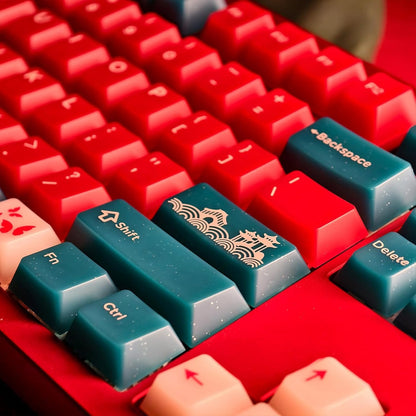 FROST Red Bean Cherry Profile Matte Smooth 173 Keycaps
