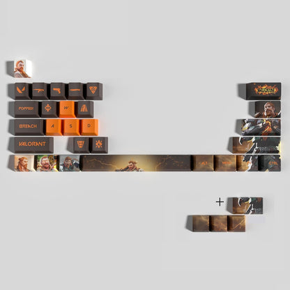 Breach Valorant Special Edition High Quality Keycaps 33 Keys