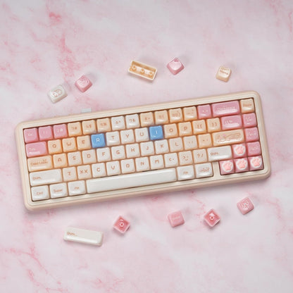 XVX House Pinky Ragdoll Cat Themed MAO Profile Keycaps