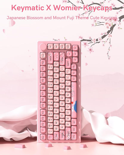 Womier Mount Fuji Sakura Spring MOA PBT Keycaps
