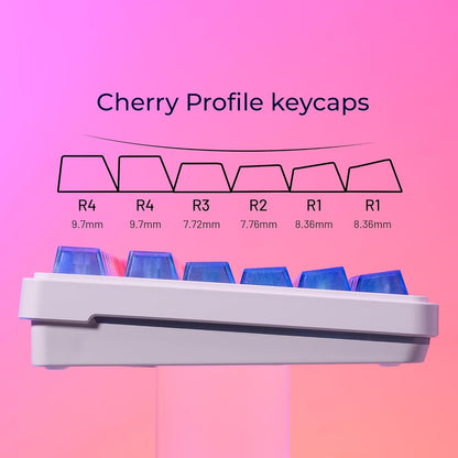 Aurora Gorgeous-View Cherry Profile PC Keycaps 119 keys