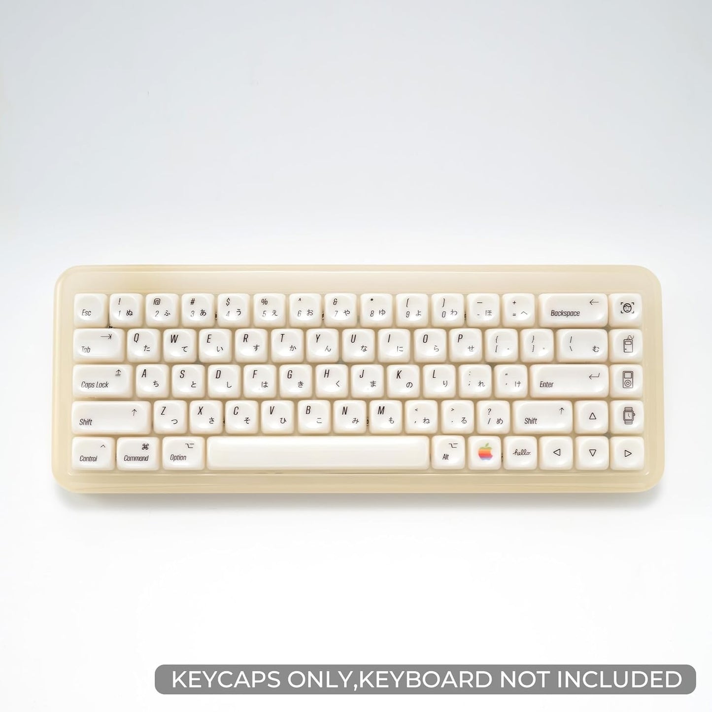 Womier Apple Mac Ceramic Style Japanese MOA Keycaps