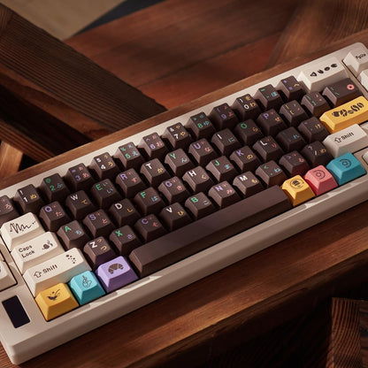 Choco Donuts Cherry PBT Keycaps