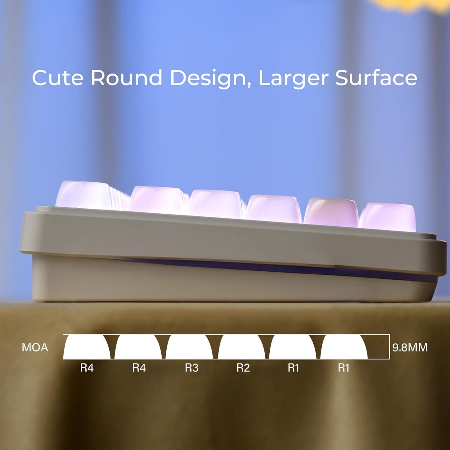 Womier Apple Mac Ceramic Style Japanese MOA Keycaps