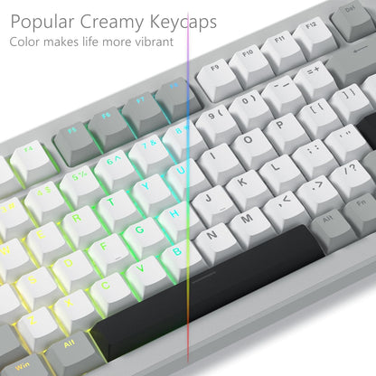 Womier Vanilla Slate Top Backlit Cherry Pbt Keycaps