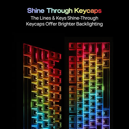 Top Backlit Glintrix Cherry PBT Keycaps