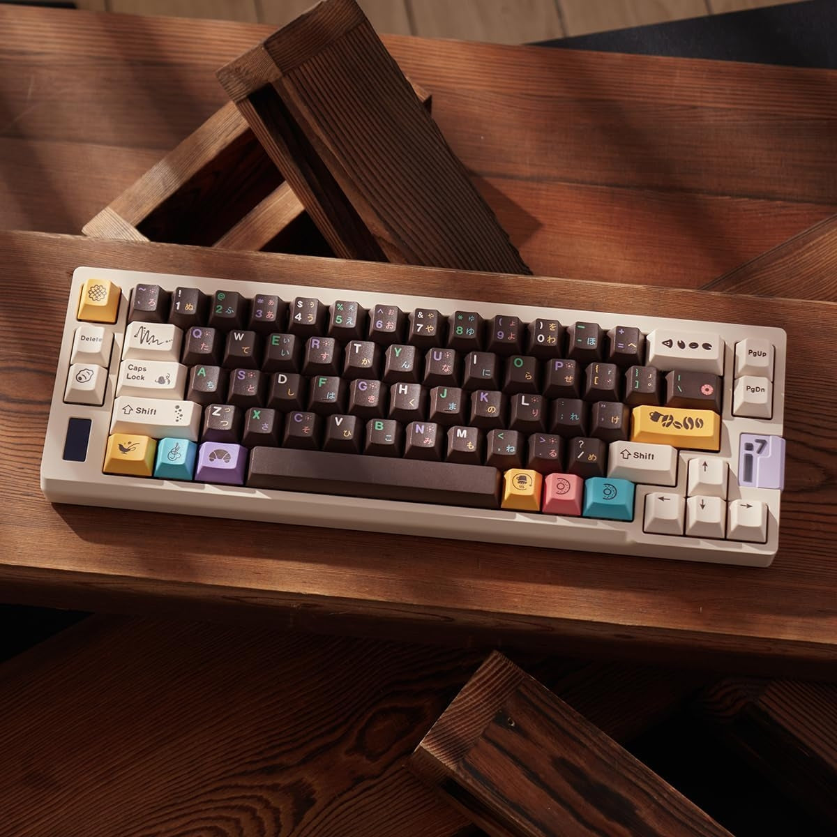 Choco Donuts Cherry PBT Keycaps