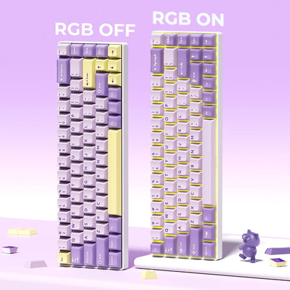 XVX Lilac Dawn Chromatic Tales Series 216-Key Double-Shot Cherry Profile PBT Keycap Full Set