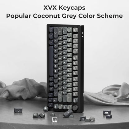 Coconut Gray MOA Profile Keycaps