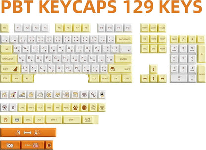 Shiba Japanese XDA PBT Keycaps