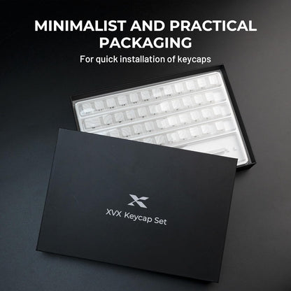 PREMIUM White Topographic Pattern IMD Tech Shinethrough Keycap
