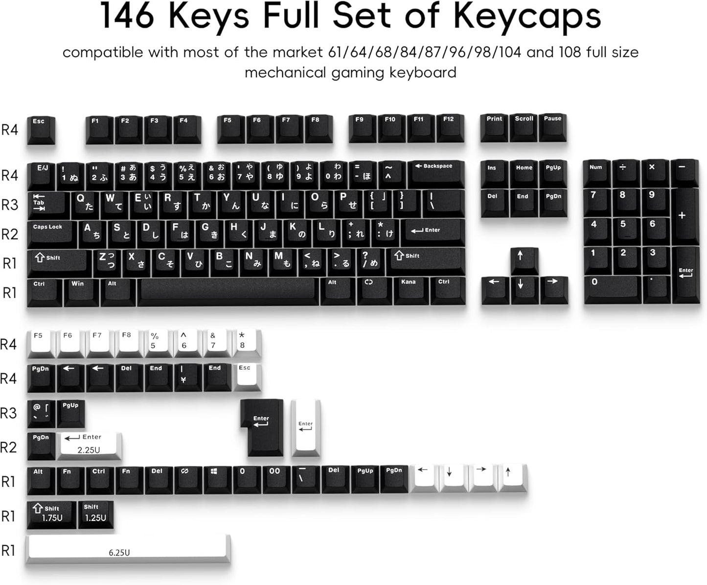WOB Japanese Doubleshot PBT Cherry Keycap