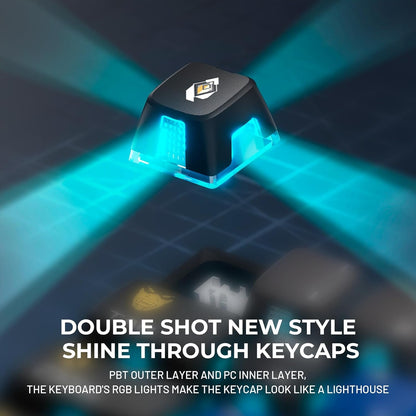 Valorant Lighthouse Profile Side Backlit Doubleshot Keycaps