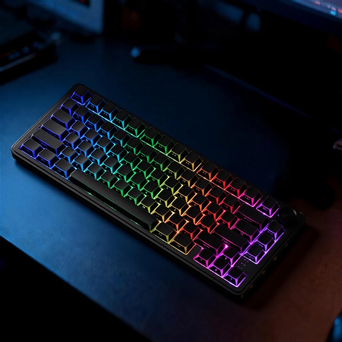 Black Prism Side Backlit Cherry PBT Keycaps