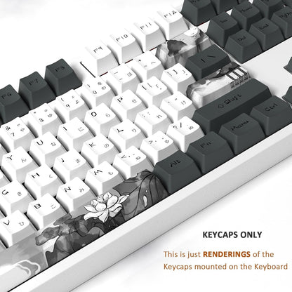 Night Lotus Premium Japanese Pbt Keycaps