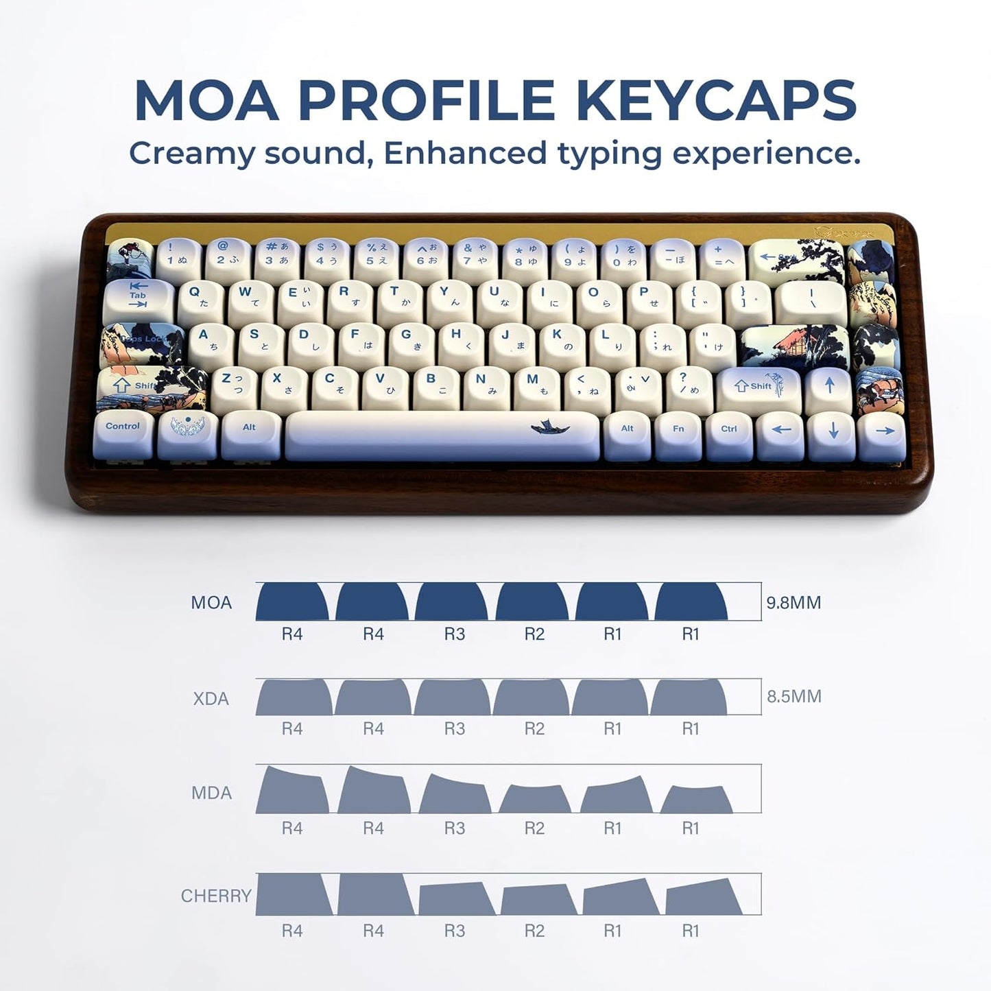 Fuji Mountain Premium Moa PBT Keycap