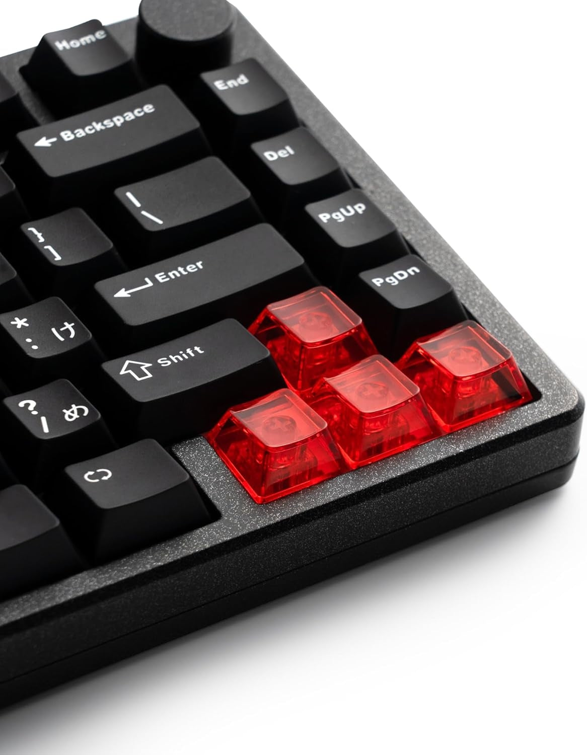 Womier DIY Blank Crystal Transparent Keycaps Set Of 49 Keys