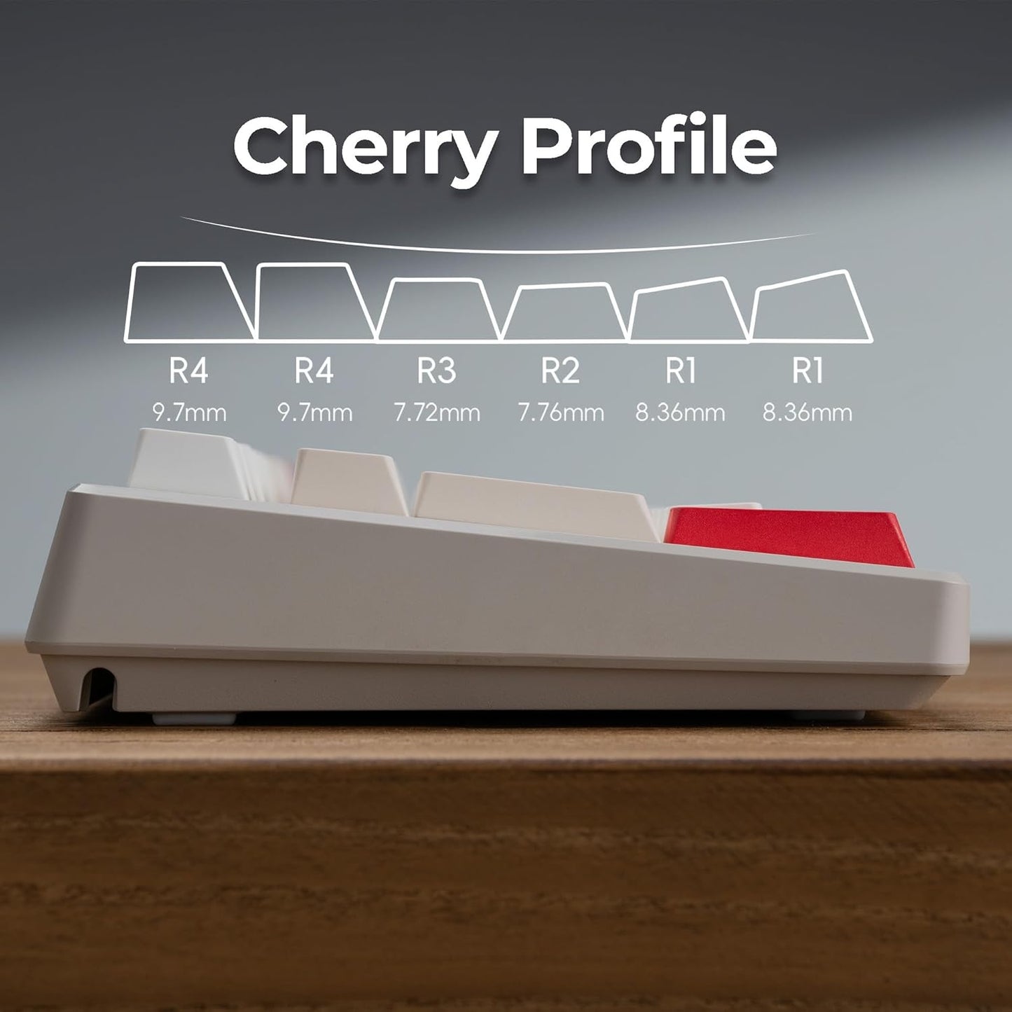 XVX Soy Milk Cherry PBT Keycaps