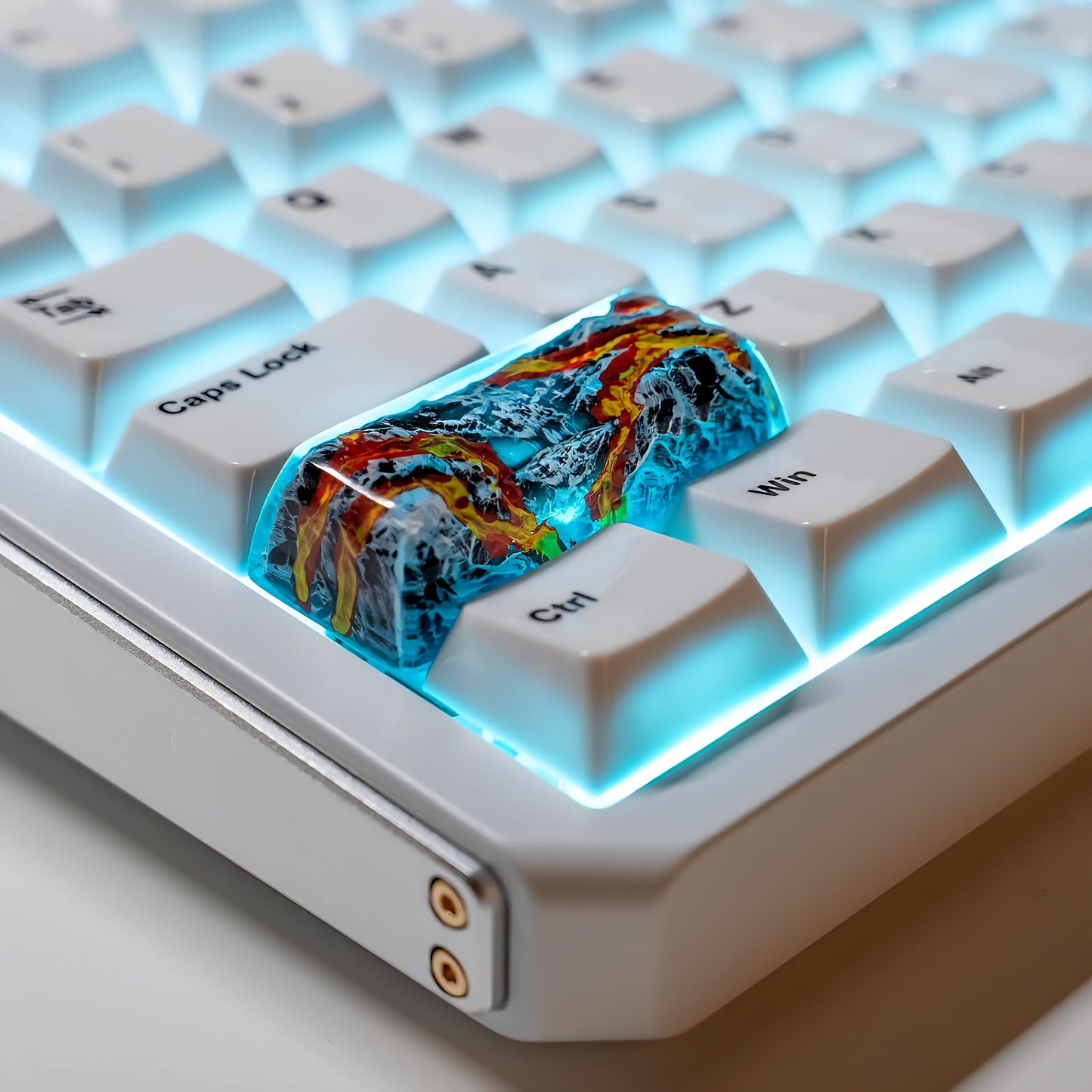 Spring Autumn Sakura Torii Volcano Premium Shinethrough 2.25u Resin Shift Enter Artisan