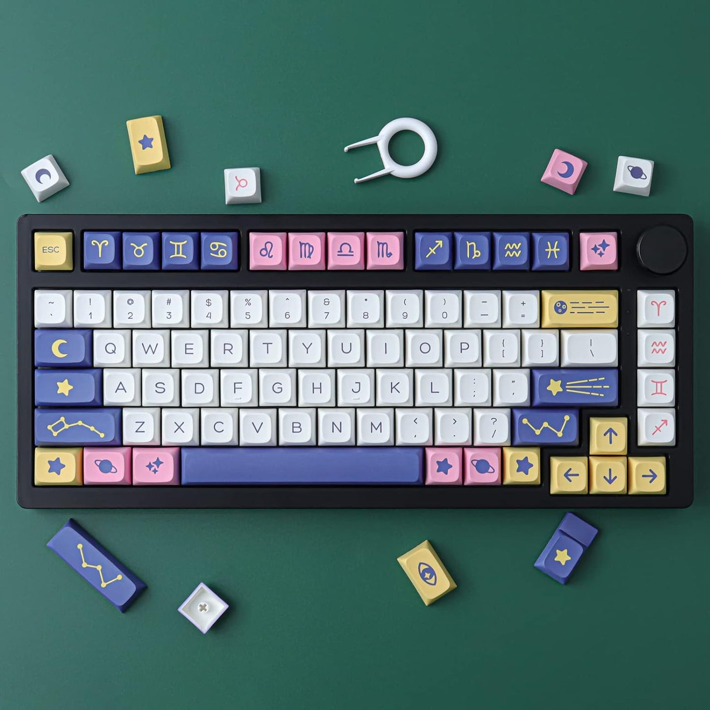 Astrology Inspired XDA PBT Keycaps