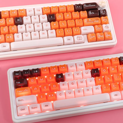 XVX House Calico Cat Themed MAO Profile Keycaps