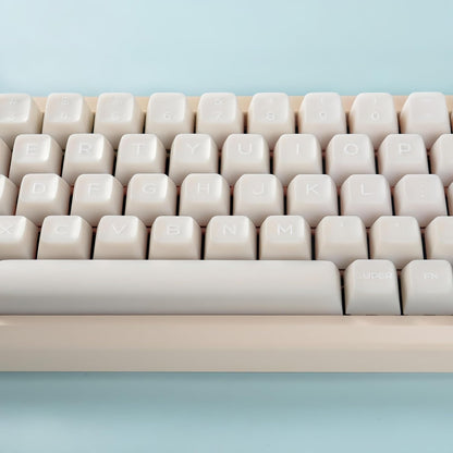 White Jade Translucent SA Profile Doubleshot Keycap