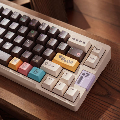 Choco Donuts Cherry PBT Keycaps