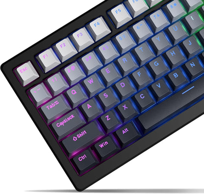 Ink Shadow Top Shinethrough Gradient PBT Keycaps