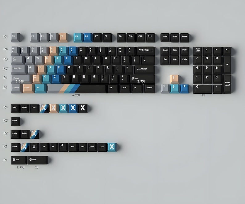 Record Gradient Keycaps Set