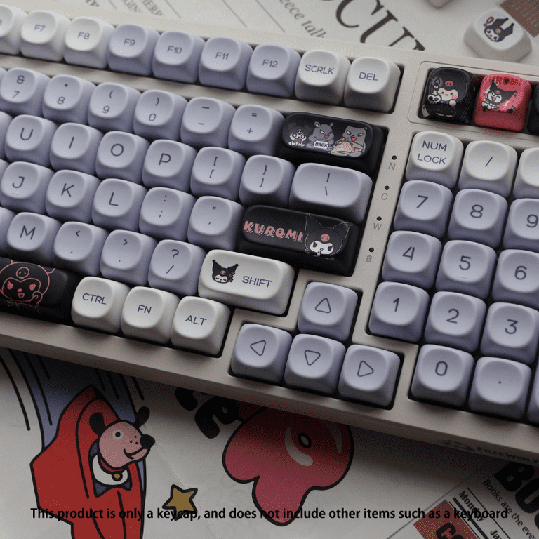 Kuromi Cat Moa PBT Keycaps