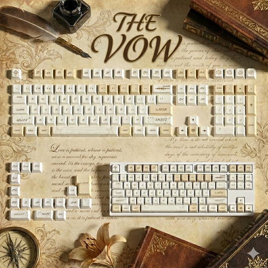 The Vow Cherry PBT Keycaps