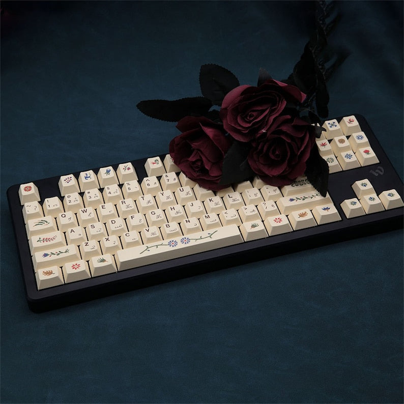 MW Voynich Cherry PBT Clone Keycaps