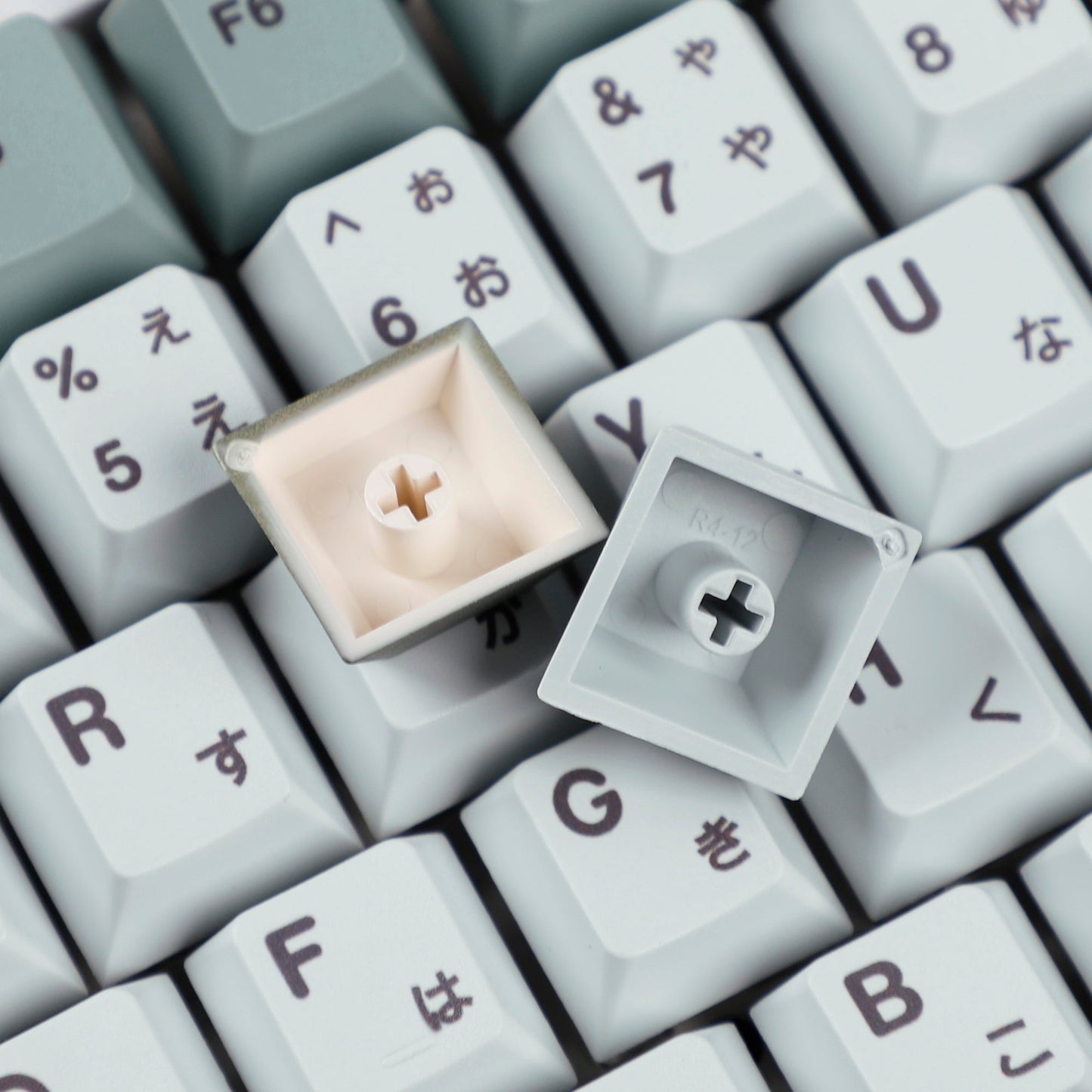 November Fog Japanese Cherry PBT Clone Keycaps