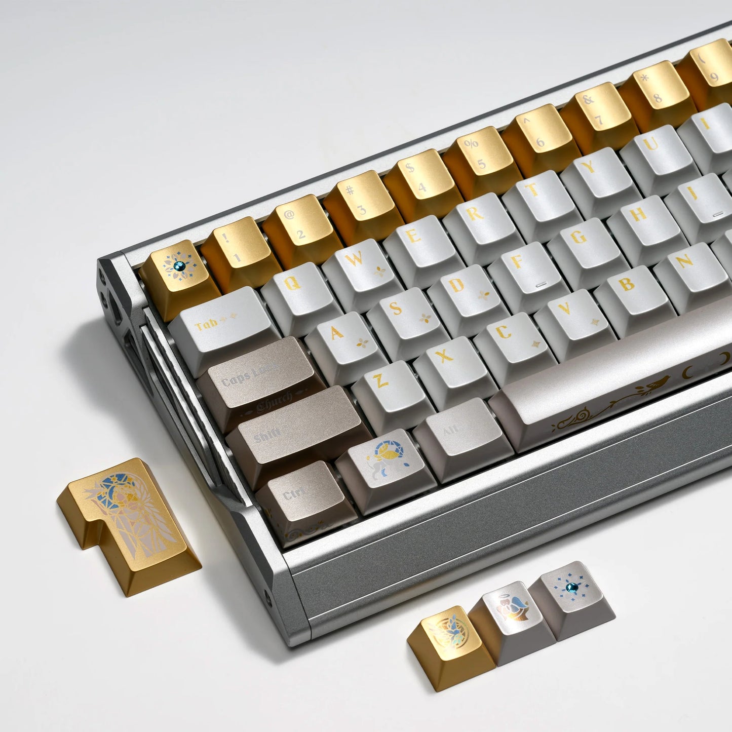 XVX Stained Glass Cherry Profile PBT+PC 181-Key Keycap Set