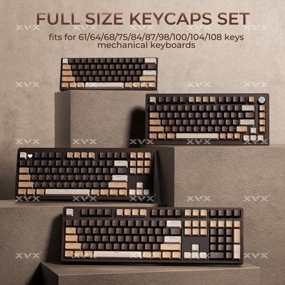 Mocha Mousse Top Backlit Cherry PBT Keycaps