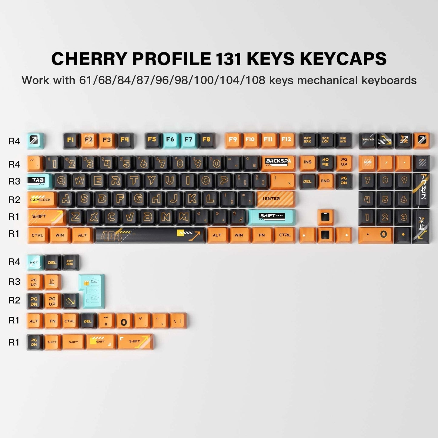 Speed Cherry PBT Keycaps