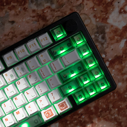 Premium Dunhuang Silk Road Legacy Cherry PBT Keycaps