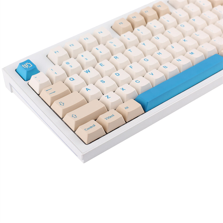 Soy Milk Cherry PBT Keycaps